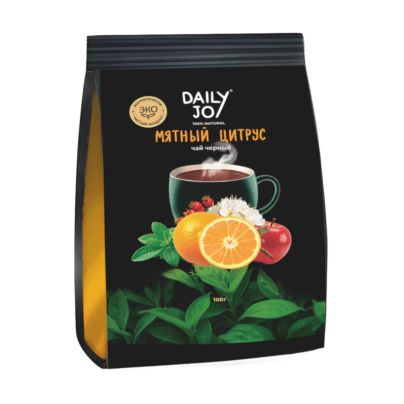 Чай чёрный «Мятный цитрус», Daily Joy, 100 г
