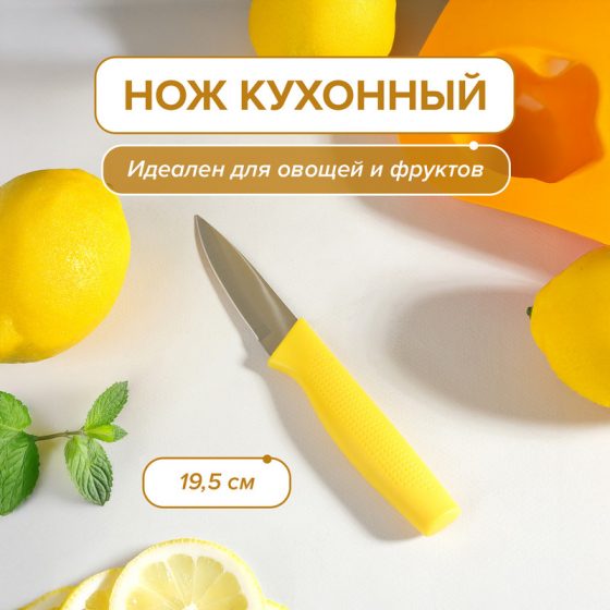 Нож кухонный, O’Kitchen, 19,5 см, в ассортименте