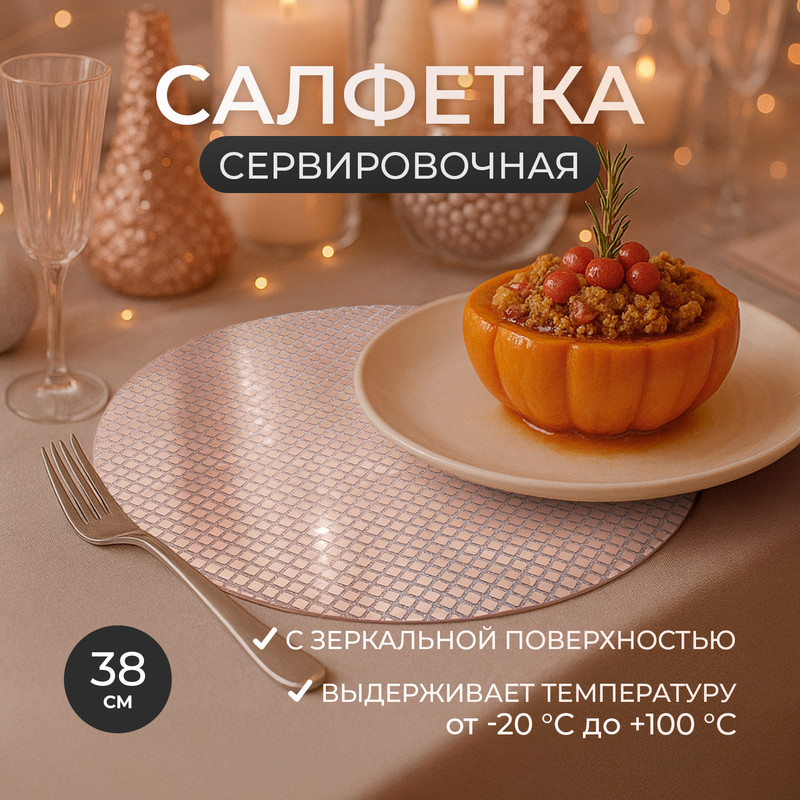 Салфетка сервировочная, O’Kitchen, 38 см, в ассортименте