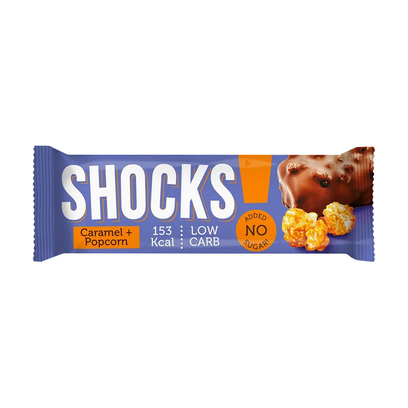 Батончик глазированный, SHOCKS!, 35 г, в ассортименте