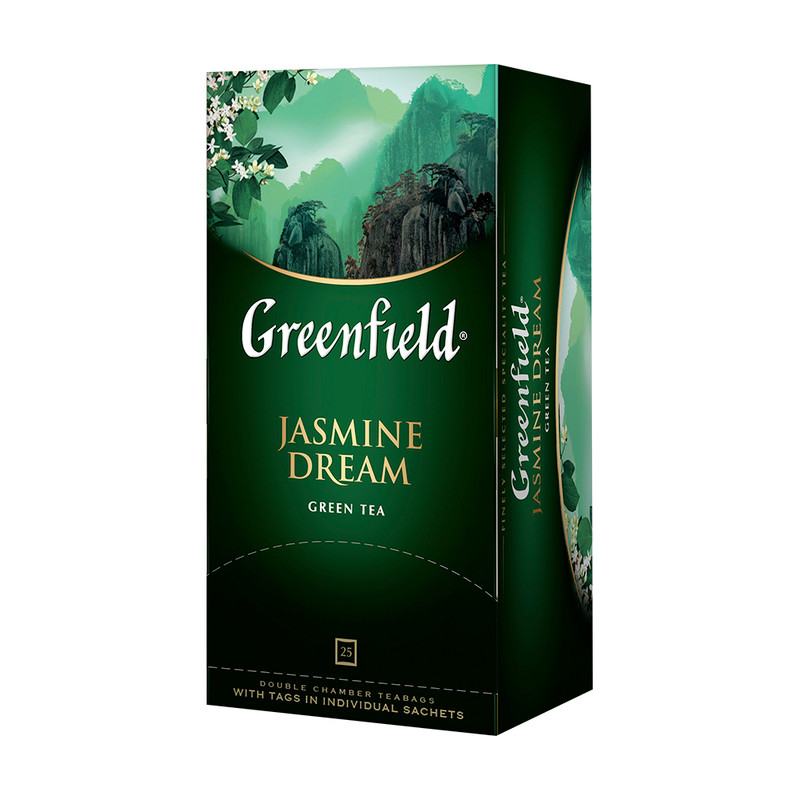 Чай зелёный «Jasmin dream», Greenfiend, 25 пакетиков