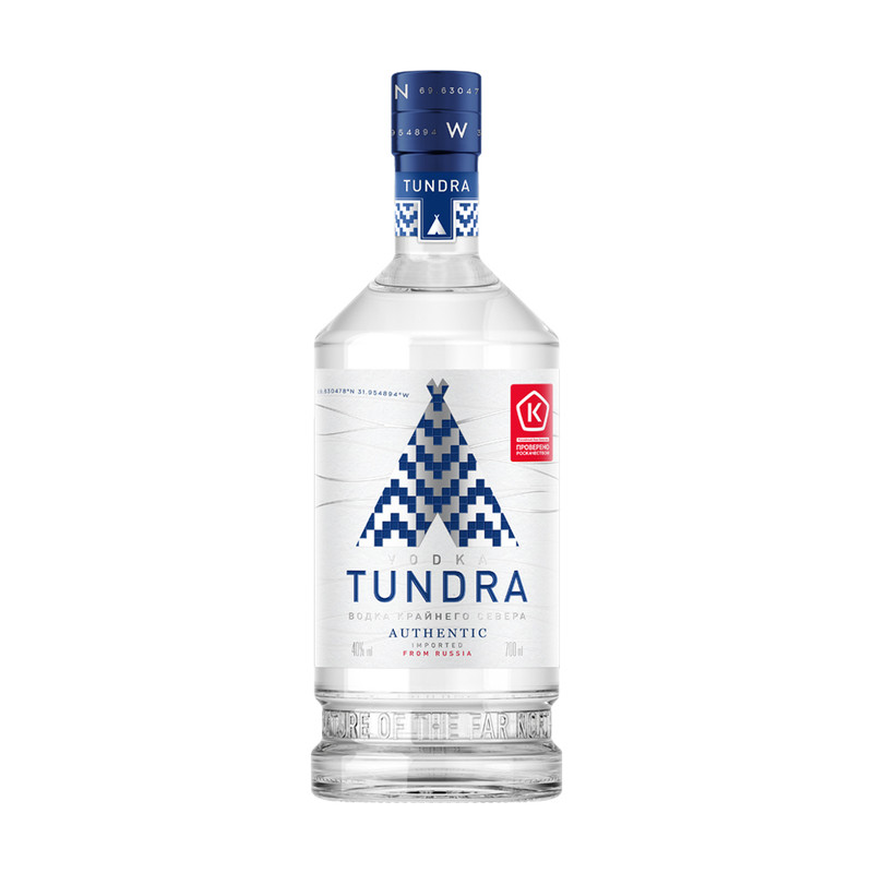 Водка «AUTHENTIC TUNDRA», 40%, 0,7 л