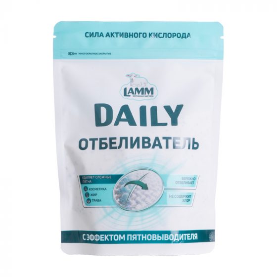 Отбеливатель с эффектом пятновыводителя, LAMM DAILY, 400 г
