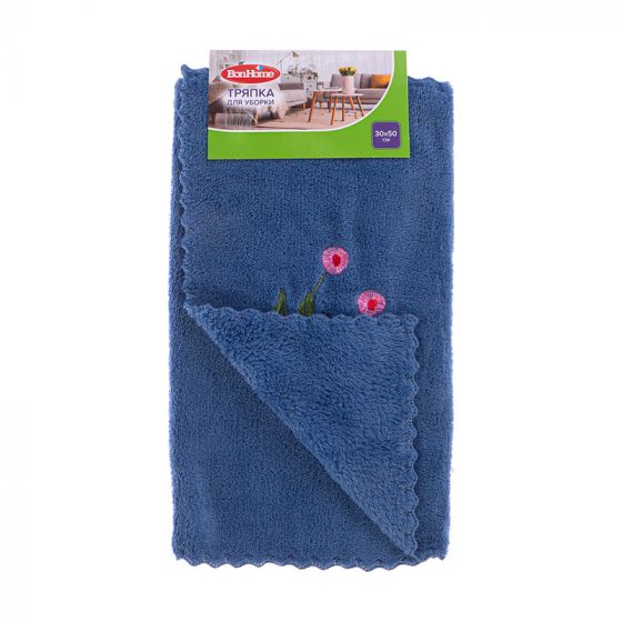 Тряпка для уборки, BonHome, 30х50 см, в ассортименте