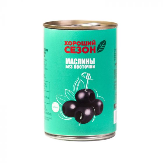 Маслины без косточки, Хороший сезон, 280 г