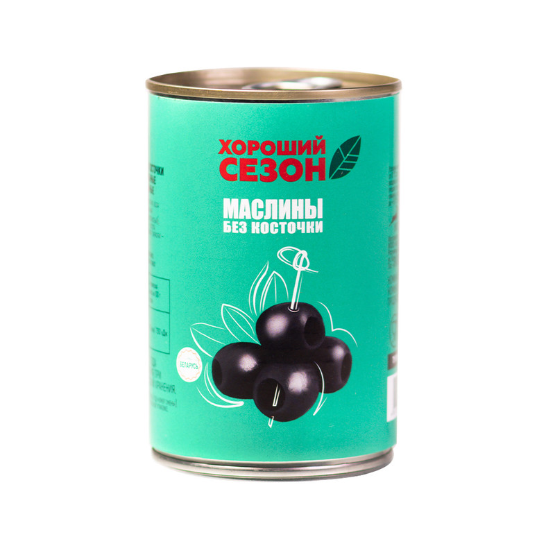 Маслины без косточки, Хороший сезон, 280 г