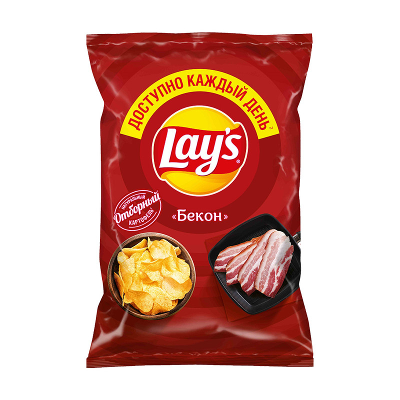 Чипсы, Lay’s, бекон, 70 г