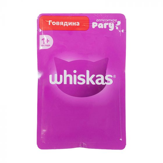 Корм влажный для кошек «Аппетитное рагу», Whiskas, говядина, 75 г