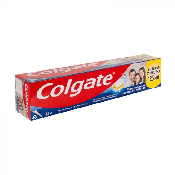Зубная паста «Максимальная защита от кариеса», Colgate, 125 мл