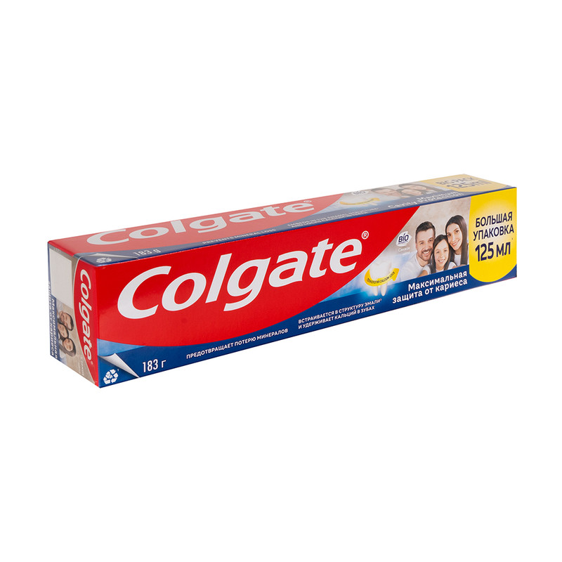 Зубная паста «Максимальная защита от кариеса», Colgate, 125 мл