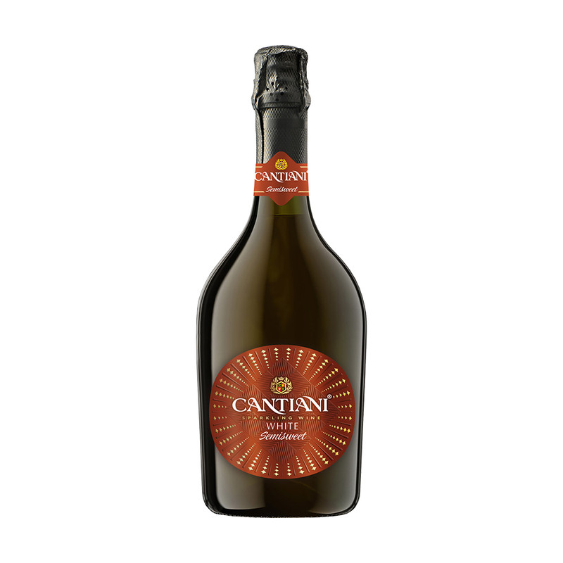 Вино белое полусладкое, CANTIANI, 11,3%, 0,75 л