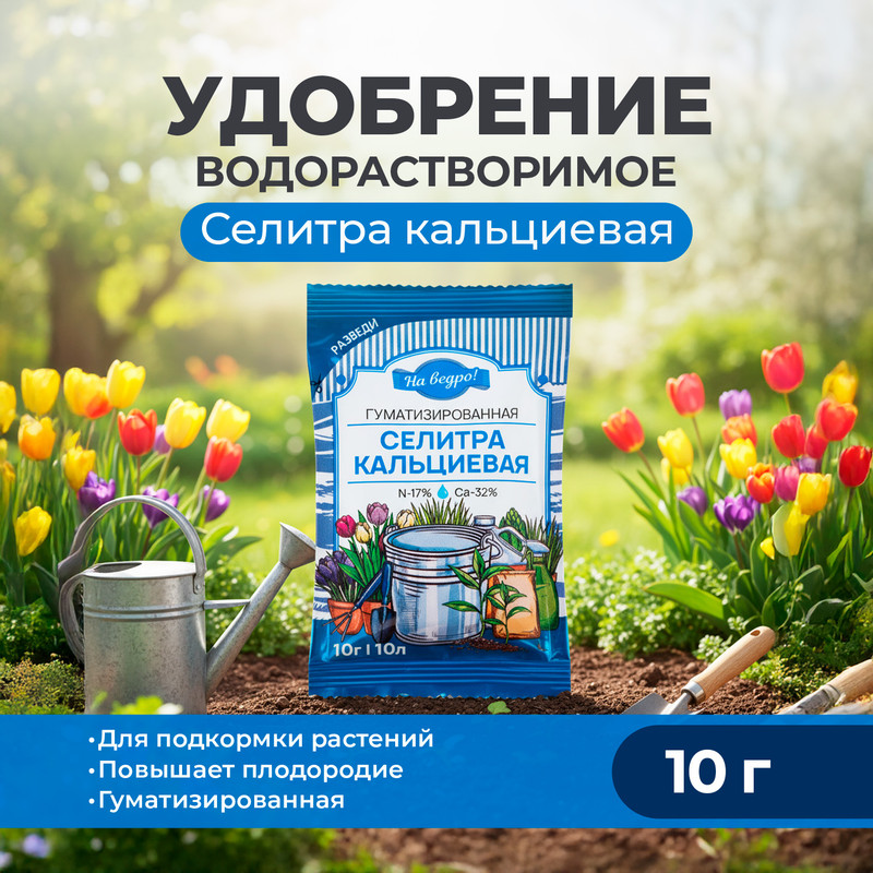 Водорастворимое удобрение «Селитра кальциевая», 10 г
