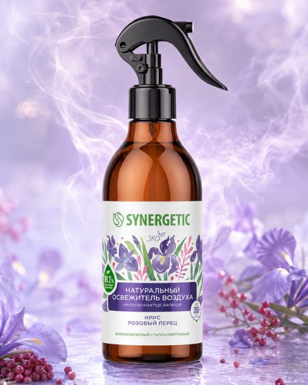 Освежитель воздуха, SYNERGETIC, 350 мл, в ассортименте
