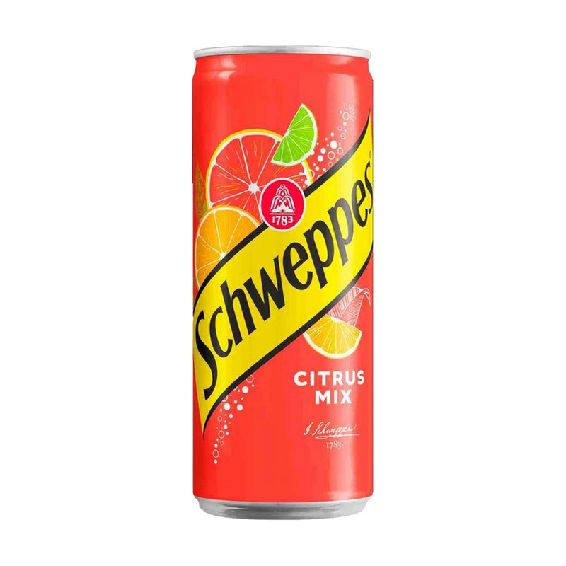 Напиток сильногазированный безалкогольный, Schweppes, 0,33 л, в ассортименте