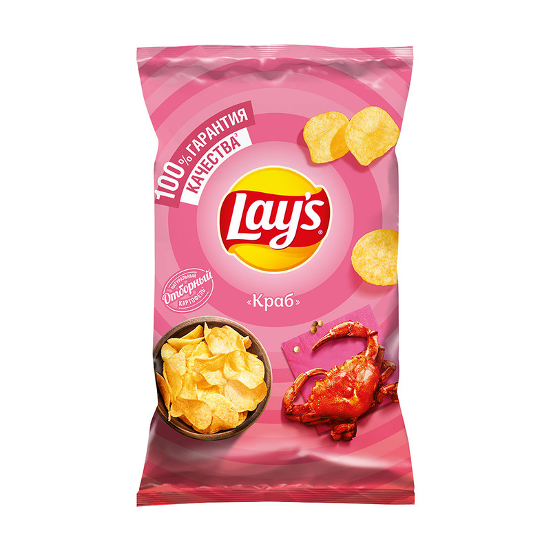 Картофельные чипсы, Lay’s, 240 г, в ассортименте