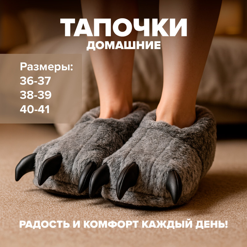Туфли комнатные женские, в ассортименте