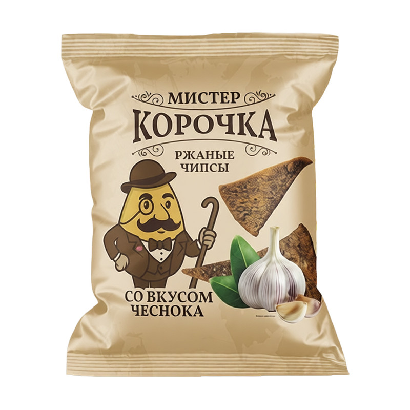 Чипсы ржаные, Мистер Корочка, 70 г, в ассортименте