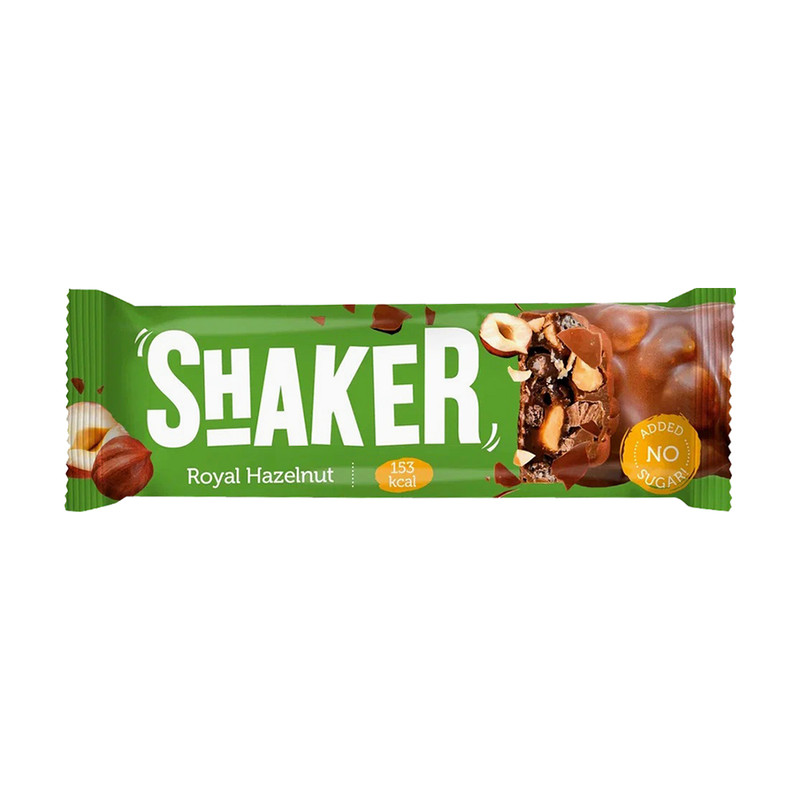 Батончик, SHAKER, с фундуком, 35 г