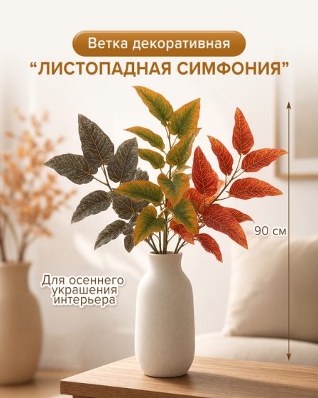 Ветка декоративная «Листопадная симфония», в ассортименте