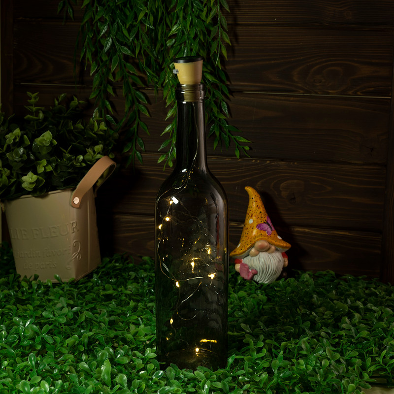 Гирлянда «Пробка» на бутылку, Greenart, 1 м, на солнечной батарее