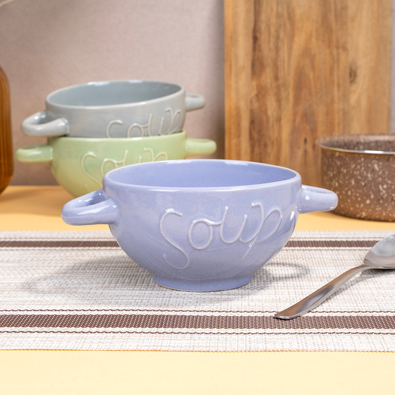 Бульонница с ручками, O’Kitchen, 620 мл, в ассортименте