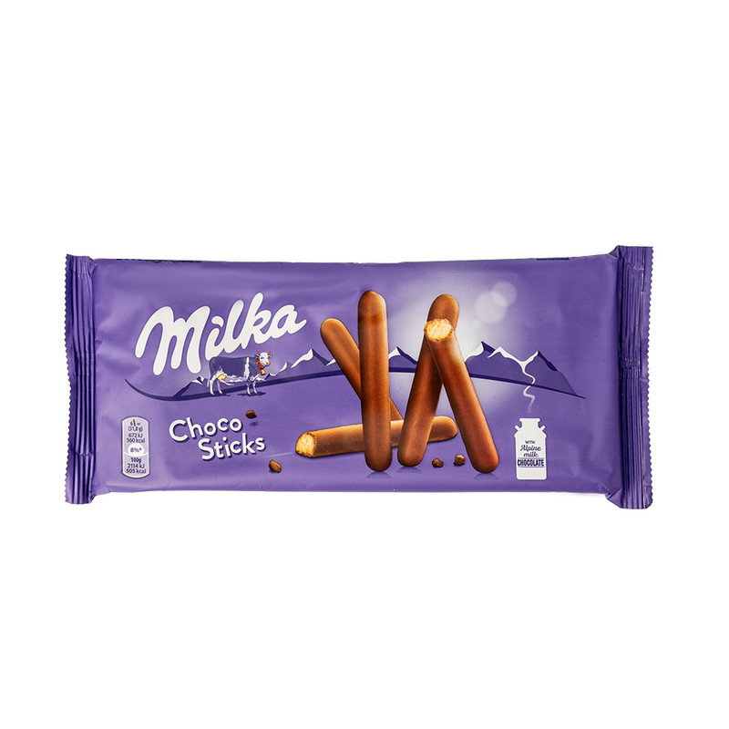 Печенье «Choco Sticks», Milka, 112 г